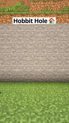 Minecraft easy hobbit hole #minecraft #minecraftbuilding #minecraftbuilds #minecrafttutorial