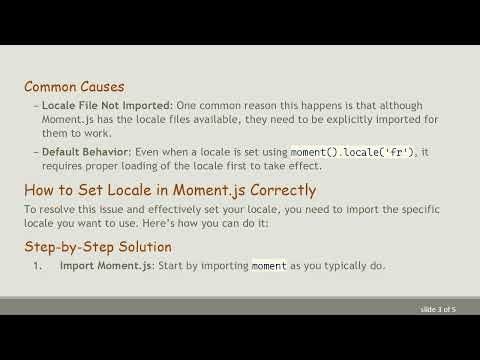 Why Can't I set moment Locale in Node.js? Here’s the Solution!