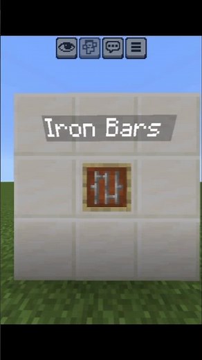 minecraft | How To Craft Iron Bars