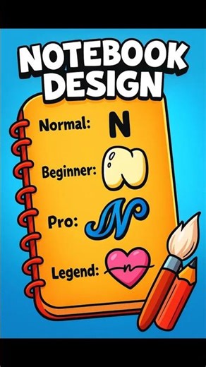 Genius Notebook Design Hack You NEED to Try! ✨ | Aesthetic & Easy Drawing #Shorts