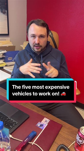 Accurate automotive top five most expensive vehicles to work on. #fyp #auto #car #tesla #Ram