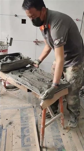 Tile installation P8691#shorts