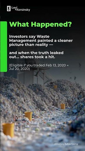 Investor Update: Waste Management Settlement Details