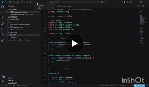 Java Authentication System with MySQL Integration | Shravani Punekar posted on the topic | LinkedIn