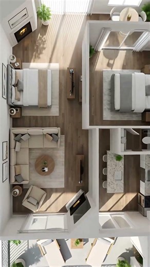 Small Apartment, Big Design Ideas #apartmentdesign #interiordesign #modern