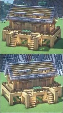Minecraft Wooden Starter House
