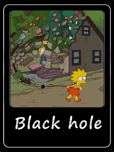 Lisa discovered a black hole#fyp #fypシ #foryoupage #simpsons #thesimpsons