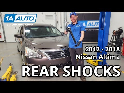 How to Replace Rear Shocks 2012-2018 Nissan Altima