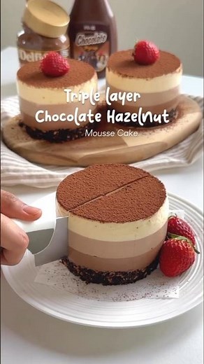 Chocolate🎂 Hazelnut 🍫Mousse Cake Recipe