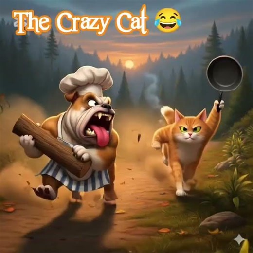 Orange Cat chasing Yarn 😂 #cats #funny #comedy #cartoon #whowillbemylifepartnerta