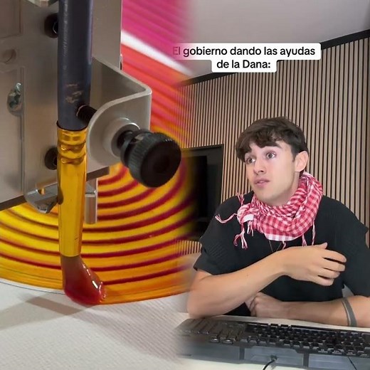 El gobierno dando las ayudas de la Dana