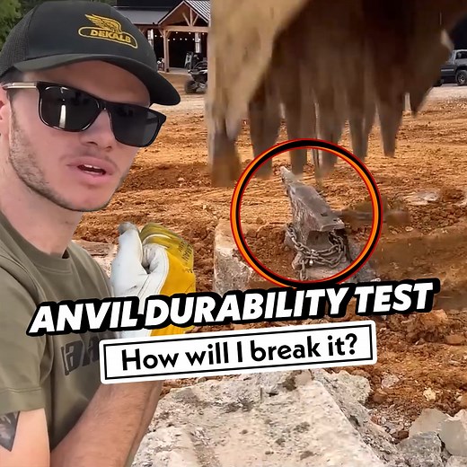 275-pound anvil durability test | Whistlindiesel