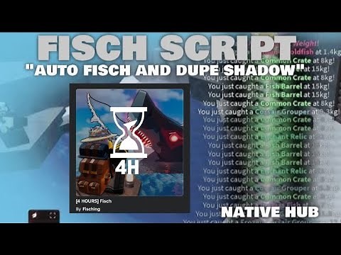 native hub fisch script 🦈 || auto fish, dupe shadow || working on any executor!