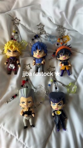 Josuke Higashikata Beaded Keychains Available Now