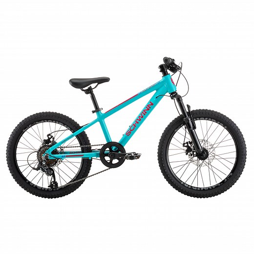 Schwinn 20" Axum Sport Kids Unisex Mountain Bike, Ages 8 and up, Teal