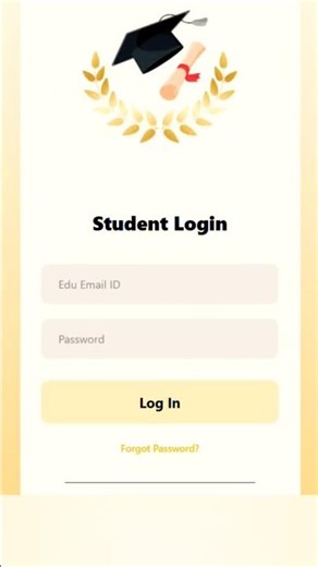 Student Login Form 🎓 | HTML CSS