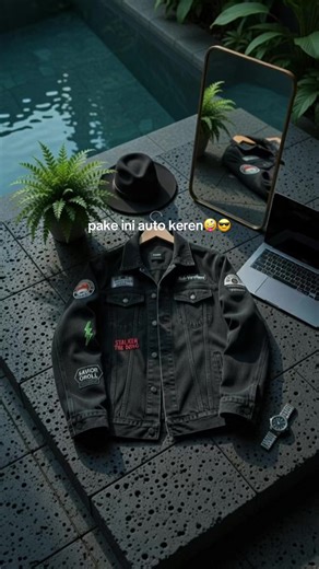 keren gak harus mahal bre😜🤑😎#jaketmurah #jaketjeans #fyp #rekomendasioutfit