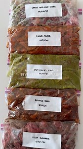 Hajar Larbah on Instagram: "🥩 Five Steak Marinades you can meal prep and keep in the freezer to make cooking dinner a little more effortless on those busy days! All the marinade recipes are up on the blog now - link in bio as always 🤎 #kitchen #mealprep #steak #dinner #recipe #recipes #healthy #healthyfood #cooking #food #foodie #foodblog #foodstagram #yummy #eeeeats"
