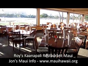 Roy's Kaʻanapali - Maui Fine Dining Restaurant in West Maui