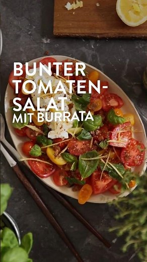 Bunter Tomaten-Salat mit Burrata 🥗 | SPAR Mahlzeit!