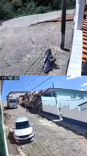 Um caminhão desgovernado desceu uma rua e caiu em uma mata em Maria da Fé nesta sexta-feira (9). O veículo é de uma loja de materiais de construção. Dois trabalhadores estavam na carroceria e um na cabine. Eles foram levados ao hospital, mas já foram liberados. | Pouso Alegre .Net