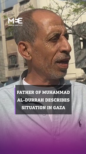 7.3K views · 353 reactions | “Every child martyred in Palestine is Muhammad al-Durrah.” The father of Muhammad al-Durrah, the 12-year-old Palestinian boy whose killing in Gaza in 2000 reverberated across the world, described the ongoing destruction in Gaza amid constant Israeli bombardments. | Middle East Eye | Facebook
