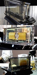 Bugatti Unveils Noun, a Fully-Transparent $1000 Glass Toaster That Can Even Cook Steak