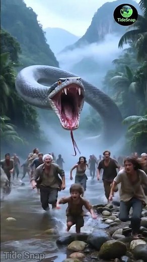 Giant Titonova Attack| #shorts #python #animals