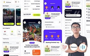 Kelas Online Source Code Laravel 12 FIlament Web Booking Event Olahraga | BuildWithAngga