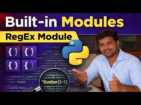 Python Regex Tutorial in Telugu | re Module Explained with Examples