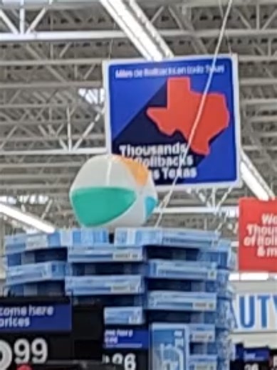 Walmart display so creative #Walmart #inflatable | Walmart