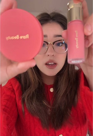 Rare Beauty Liquid Blush vs Cream to Powder Comparison