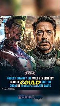 AVENGERS Doomsday LEAKED! 😱 Tony Stark is Returning in DOOMSDAY...😳🔥#marvel #avengersdoomsday#drdoom