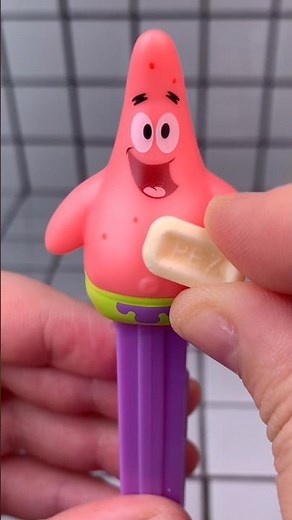 Spongebob Patrick Star Pez Candy Jelly Gummy ASMR Food Challenge Mukbang