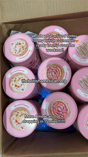 Delicious American Treats Ready for British Customers