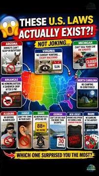 15 Most Illegal Things You Didn’t Know Were Bizarre US Laws #usa #facts #law #geofacts
