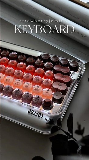 Lofree Lipstick Mechanical Keyboard Silver Typing ASMR