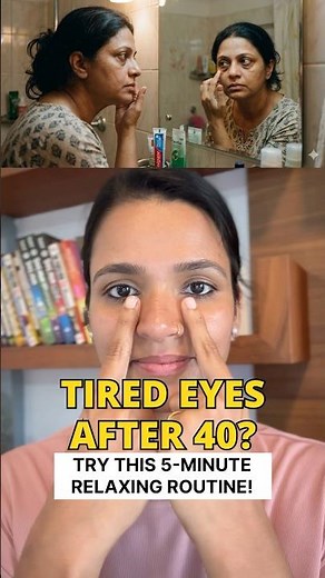 40+ Eye Bags? This Daily Routine Can Help #shorts #shortvideo