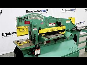 Piranha P65 65 Ton Hydraulic Iron Worker