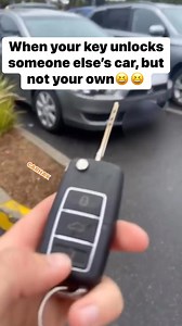 721K views · 5.4K reactions | never thought a key could unlock someone else’s car — just because it’s the same brand. Today in the parking lot, I hit the unlock button and nothing happened, but the car next to mine unlocked instead #car #unlock #key #mechanic #fyp | CarHax | Facebook