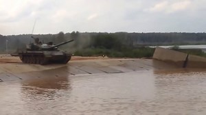 You know you've done something incredible when you flip a tank﻿. - The first tank was a Chinese Type-96A - Not Russians. It was a Kuwait crew during Tank Biathlon completions in Russia. | Tanks. Being tanks.