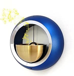 Shopkeepers Bell for Door Opening, Door Chime for Business When Entering, Easy to Install Magnetic Doorbell, Unique Business Decorations and Entrance Hanging Decorations- Creative Gift (Blue)