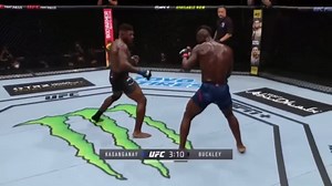 Joaquin Buckley knocks out Impa Kasanganay with a two touch kick