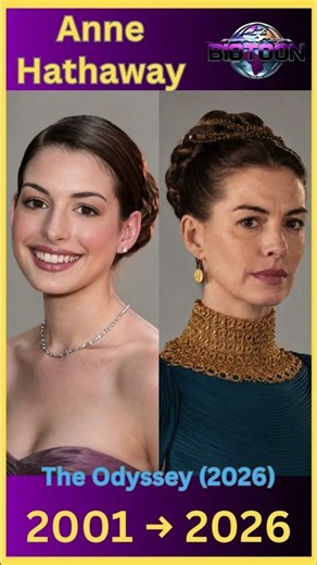 Anne Hathaway Through the Years (2001–2026) 👑✨ | From Princess Diaries to The Odyssey