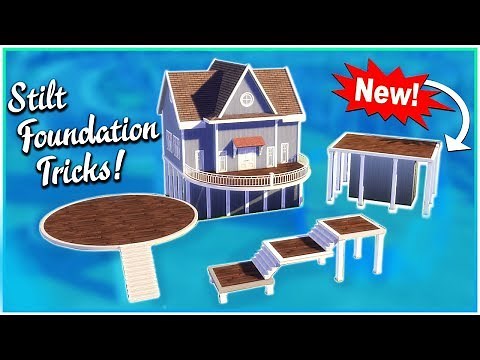 Sims 4 Tutorial - Stilt Foundation Tricks | Kate Emerald