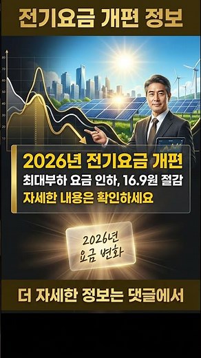 2026년 전기요금 변화는?