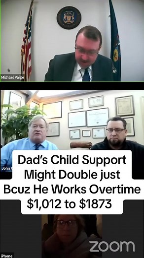 Judge Might Double a Dad’s Child Support Just Because He Works Overtime | #foryou #childsupport #familycourt #courttv #courtroom #livecourt #fyp #
