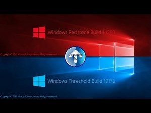Installing and Upgrading Windows Threshold Build 10176 to Windows Redstone Build 14393