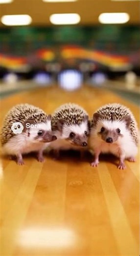 Hedgehogs bowling