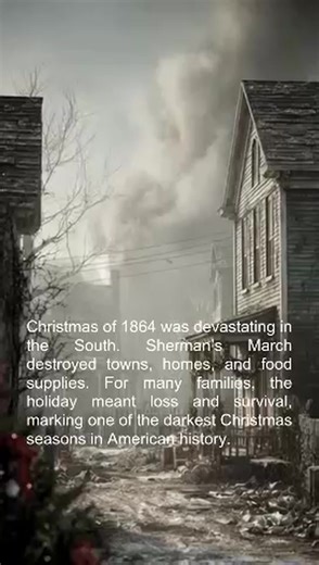 5.2K views · 58 reactions | Christmas 1864 brought destruction instead of joy in the South. Burned towns and broken homes reminded civilians that war did not pause, even during the most sacred holiday. #ShermansMarch #Christmas1864 #CivilWarHistory #DarkChristmas #USHistorical | Once Upon A Time | Facebook